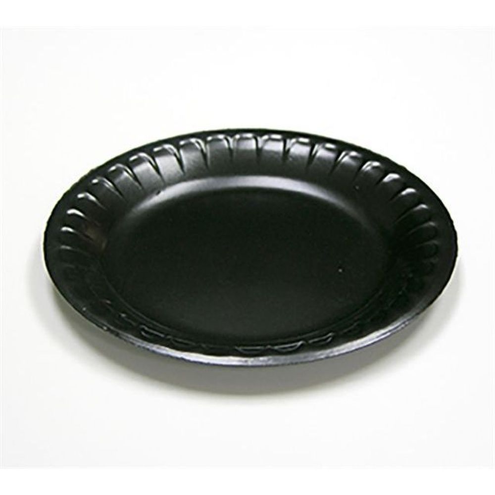 Black Foam Deluxe Laminated Plate 6 inch