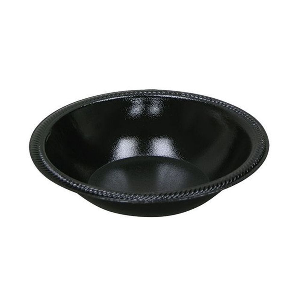 Placesetter Black Deluxe Laminated Polystyrene Foam Bowl, 4-5 Ounce Capacity -- 1250 Per Case