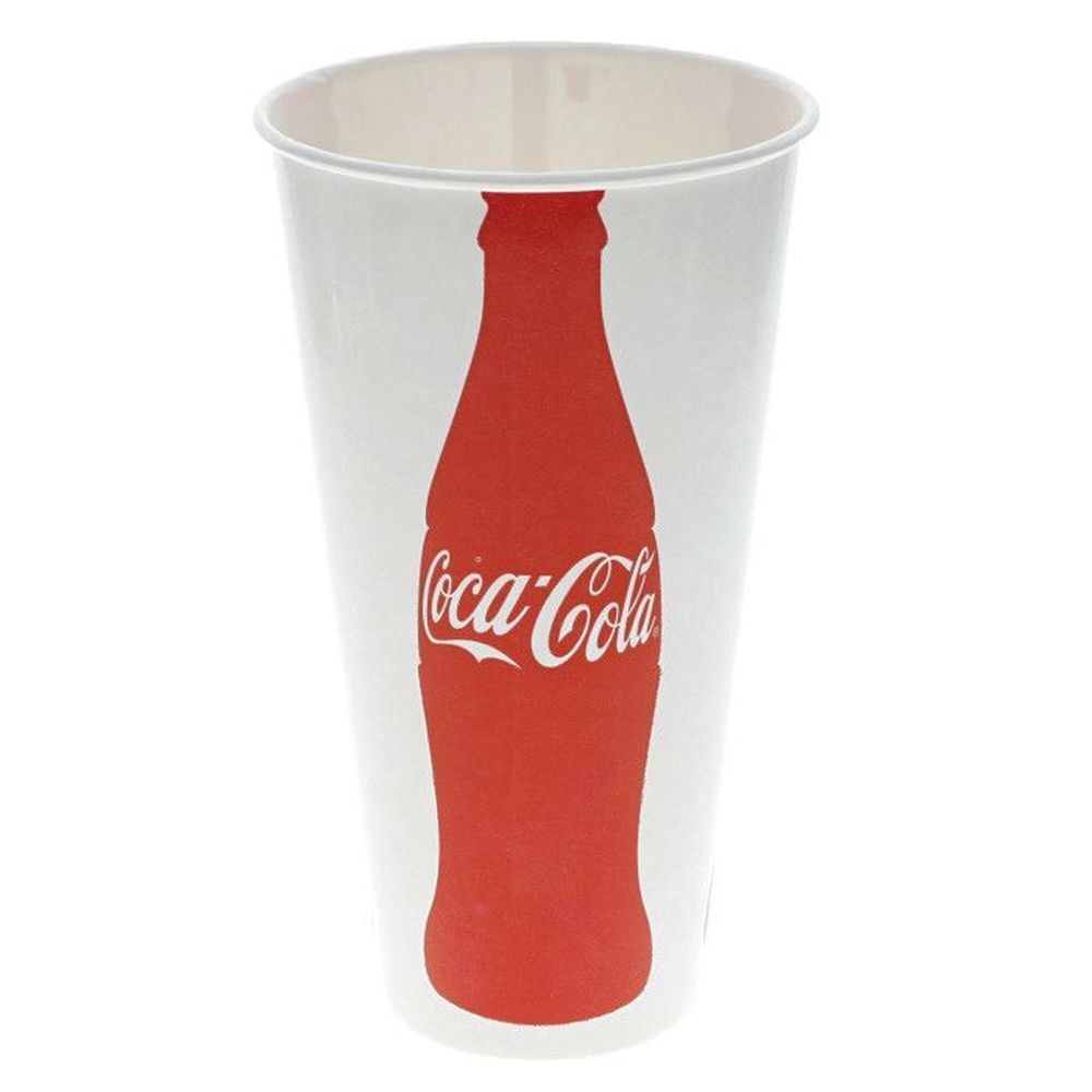 Evergreen Iconic Coke Cola Print Paper Cold Cup