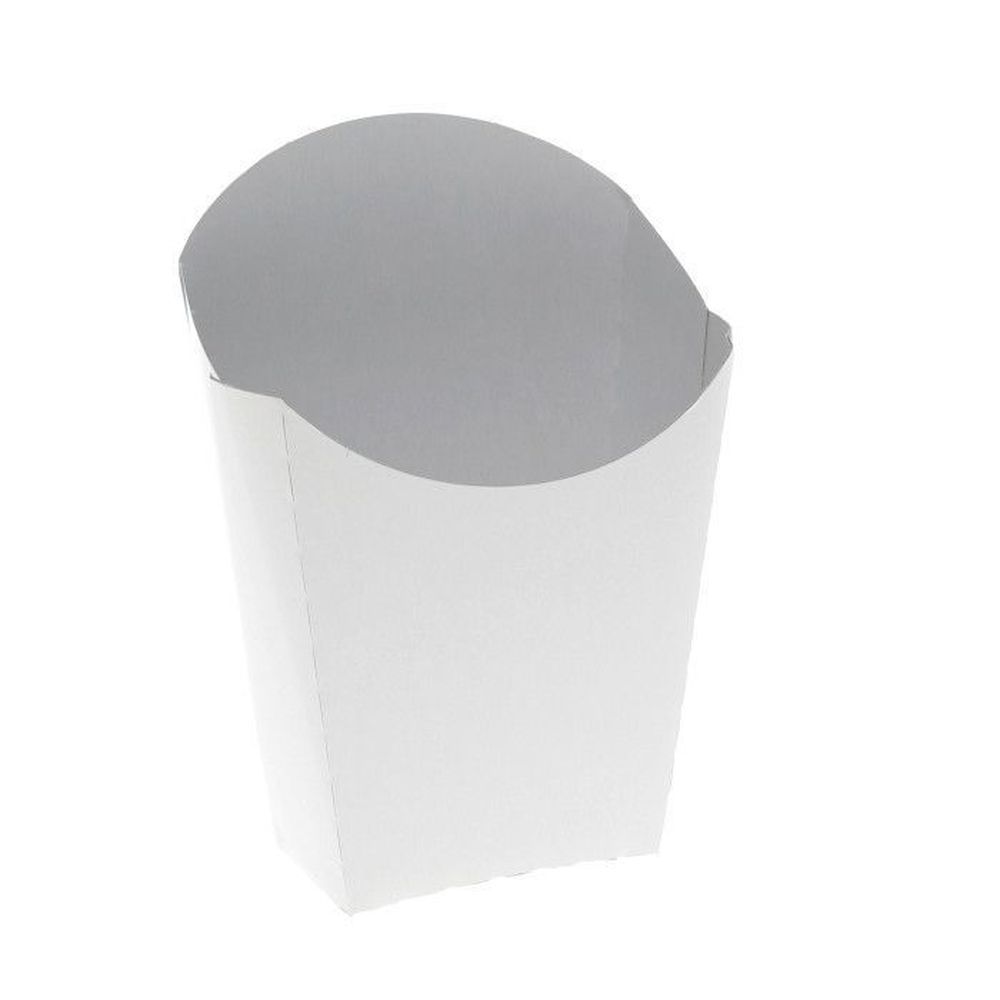 Evergreen White Medium Paper French Fry Container