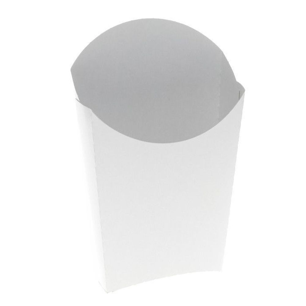 Evergreen White Extra Large Paperboard French Fry Container