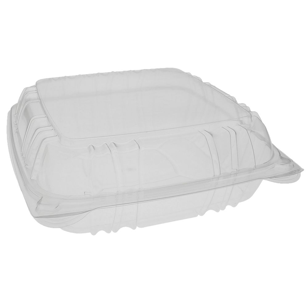 Evergreen Sensation Clear OPS Square Container with Hinged Lid