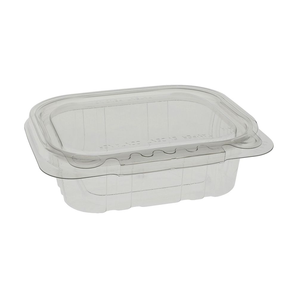 Clear RPET Tamper-Evident Hinged Lid Deli Container