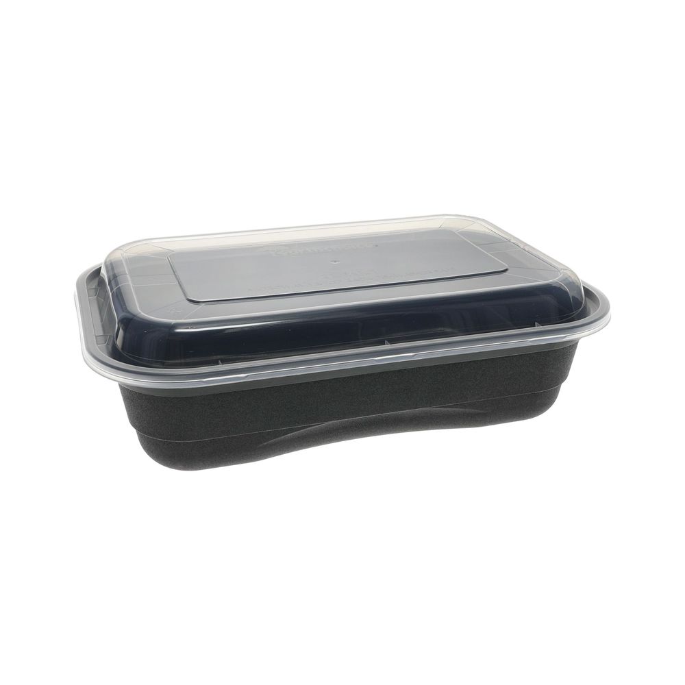 Versa2Go Black Polypropylene Container with Clear Lid
