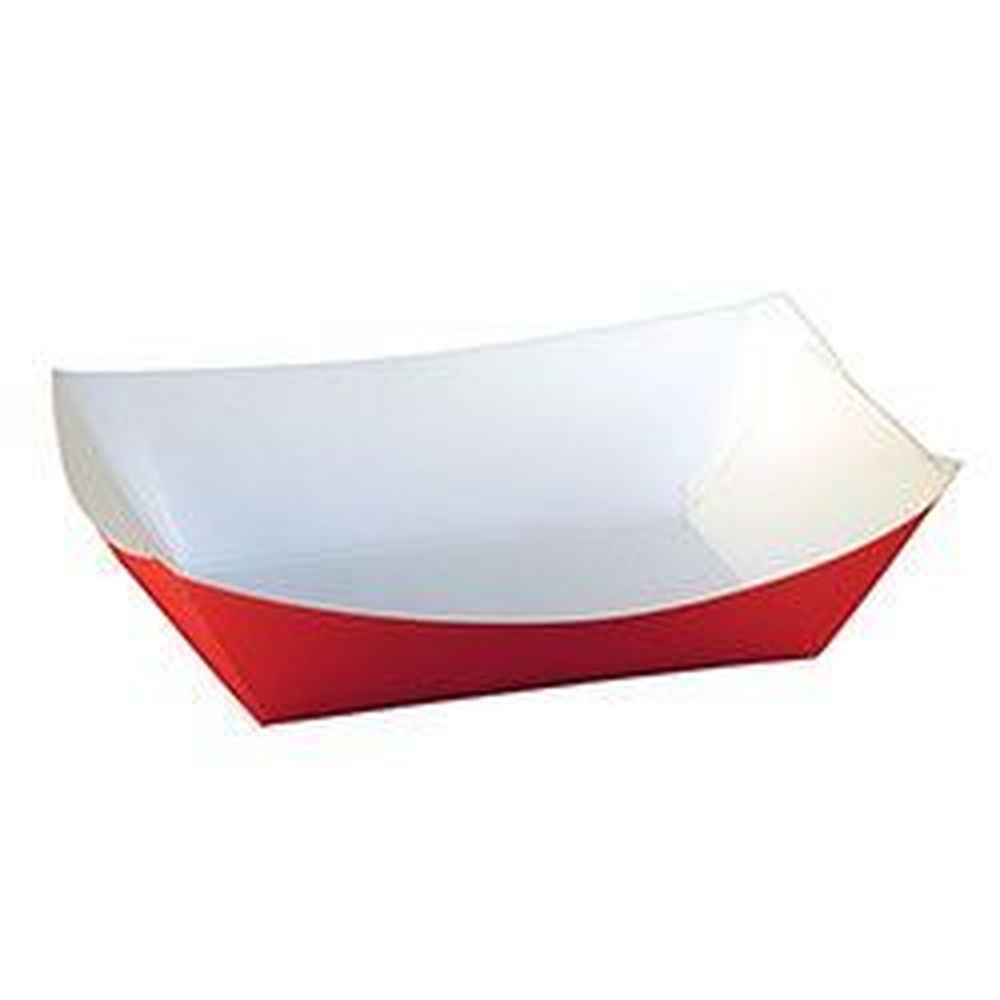 Sqp Red Food Tray, 3 Pound Capacity -- 500 Per Case