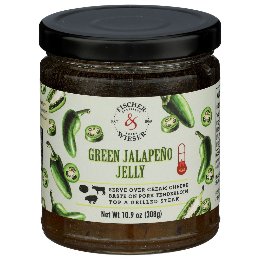 Fischer & Wieser Mild Green Jalapeno Jelly, 10.9 Ounce -- 6 Per Case