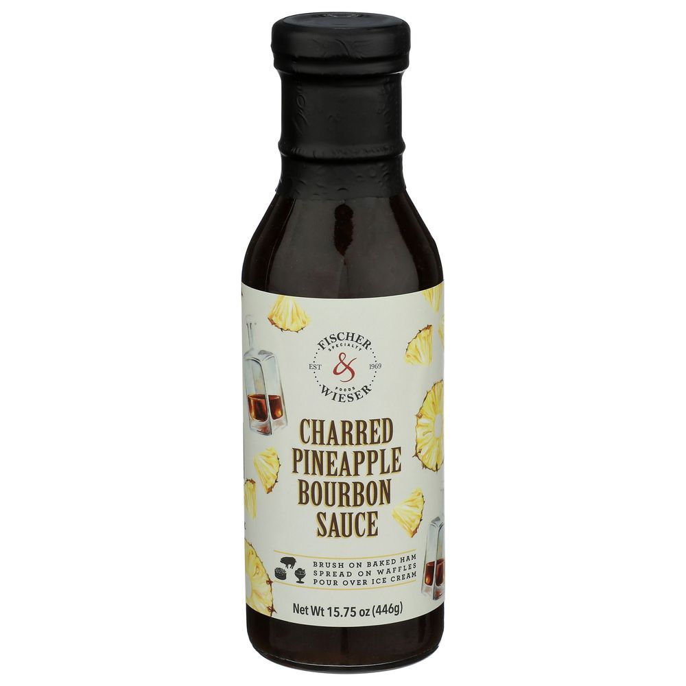 Fischer & Wieser Charred Pineapple Bourbon Sauce, 15.8 Ounce -- 6 Per Case
