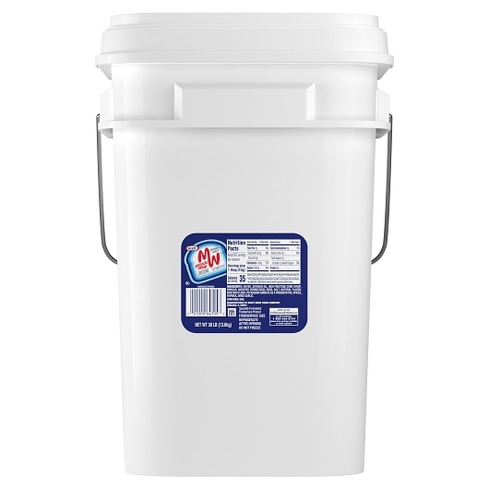 Miracle Whip Dressing Pail, 30 Pound