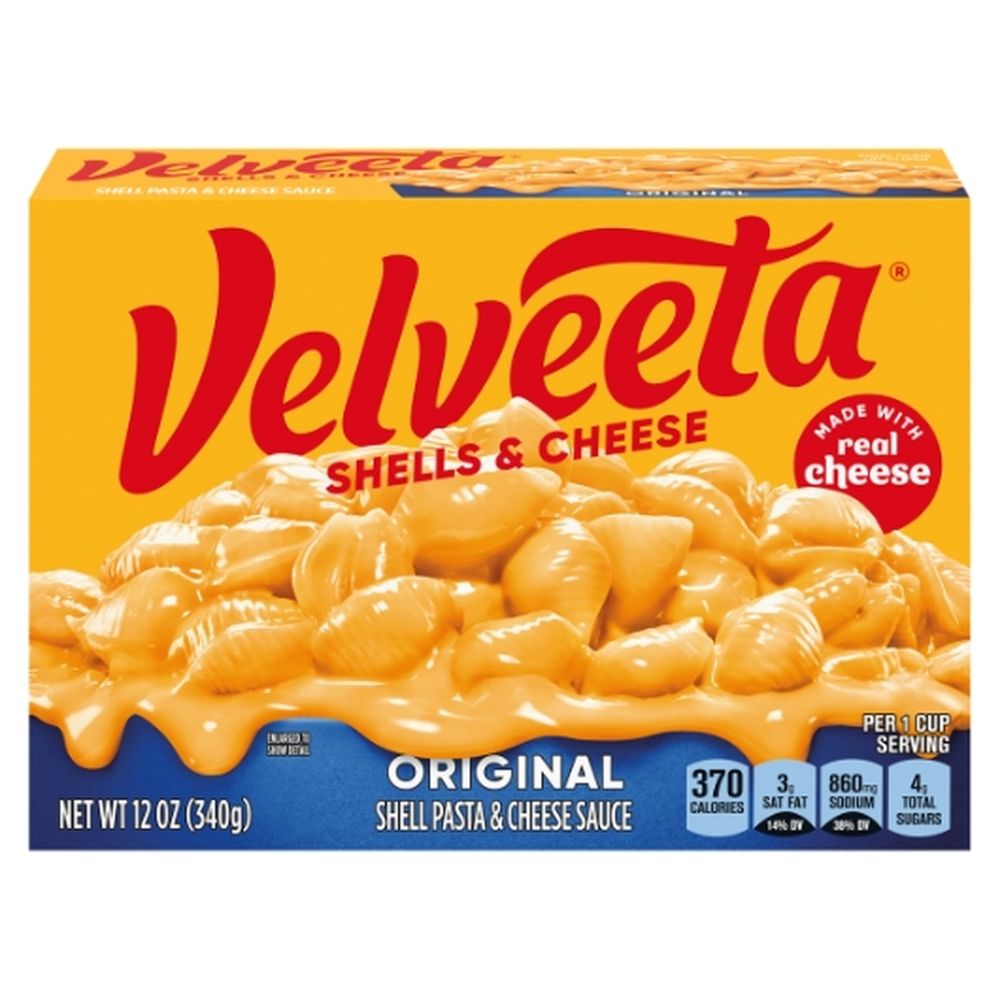 Velveeta Shells And Cheese Dinner Entree, 12 Ounce -- 24 Per Case