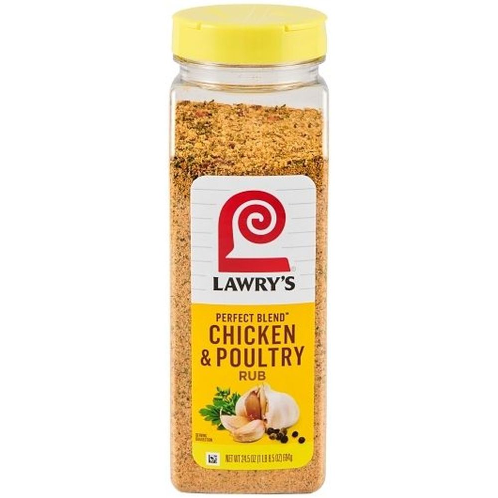 Lawry's Perfect Blend Chicken And Poultry Rub Seasoning, 24.5 Ounce -- 6 Per Case