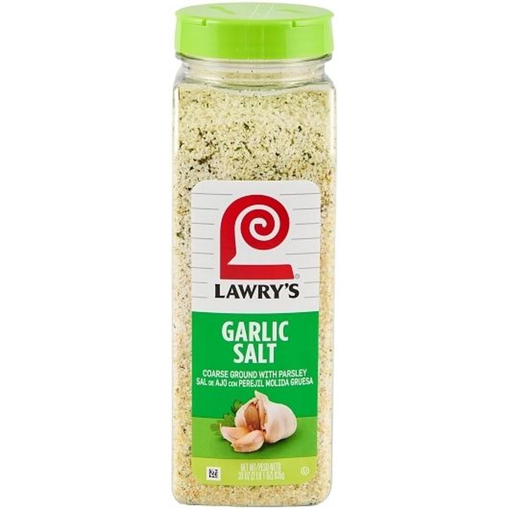 Lawry's Coarse Ground Garlic Salt With Parsley, 33 Ounce -- 15 Per Case