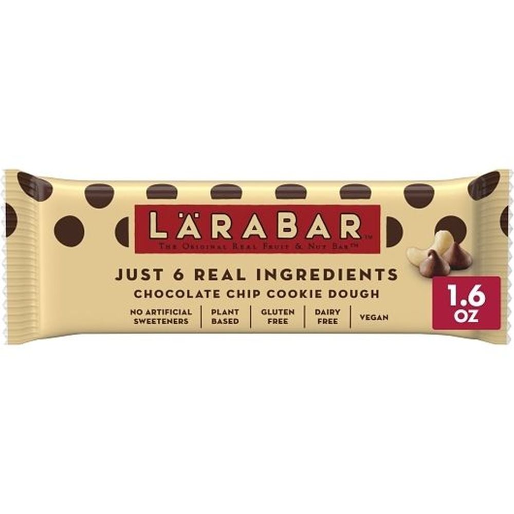 Larabar Chocolate Chip Cookie Dough Fruit And Nut Bar, 25.6 Ounce -- 4 Per Case