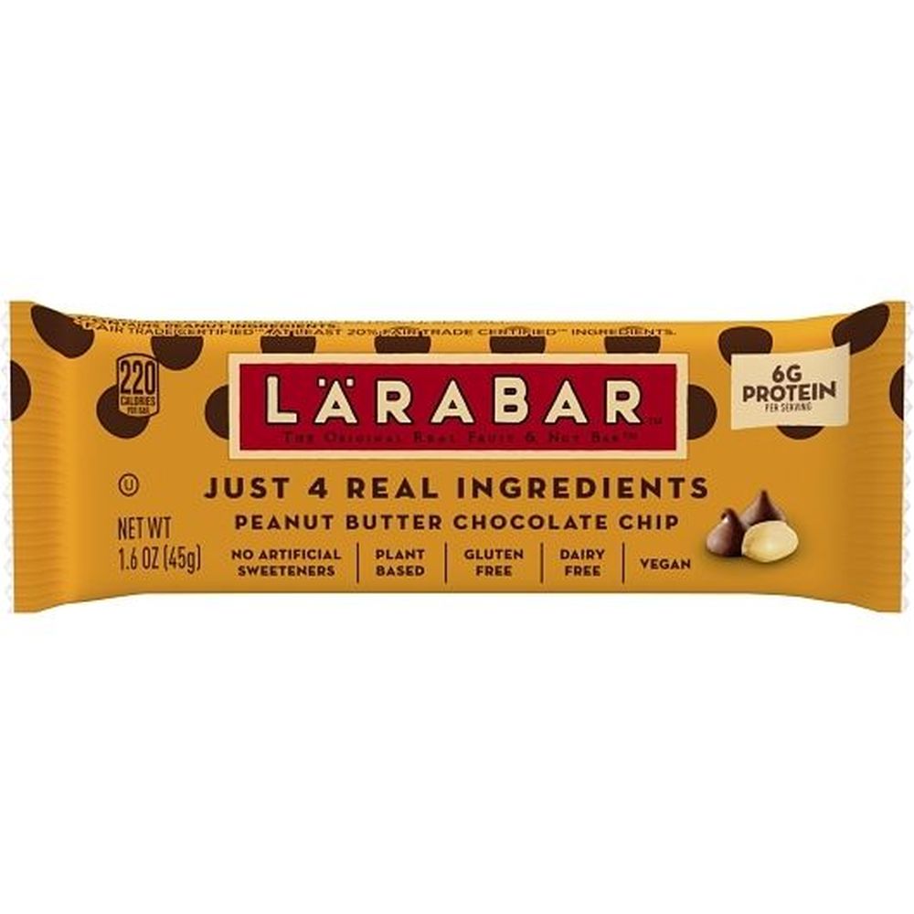 Larabar Peanut Butter Chocolate Chip Fruit And Nut Bar, 25.6 Ounce -- 4 Per Case