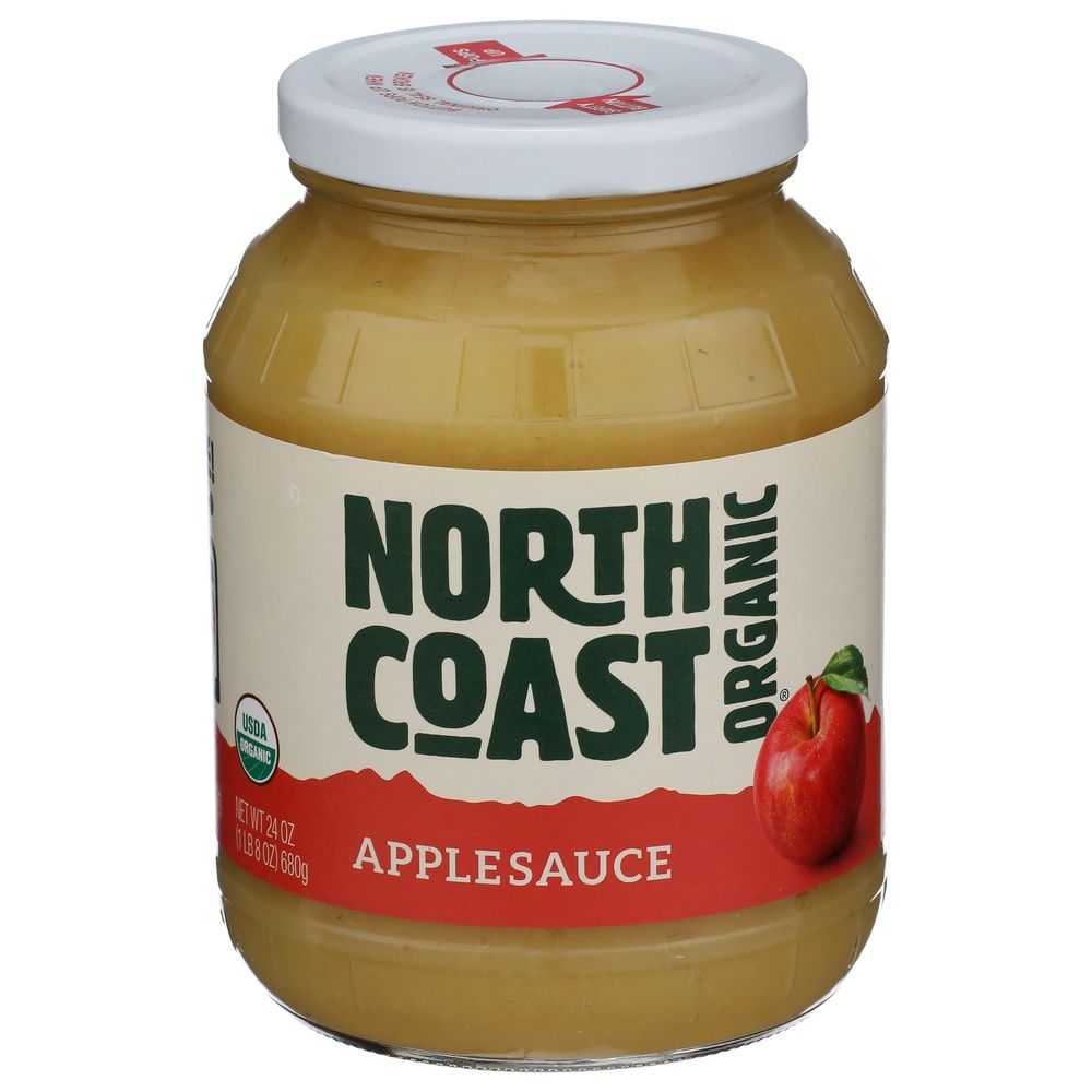 North Coast Organic Apple Sauce, 24 Fluid Ounce -- 6 Per Case