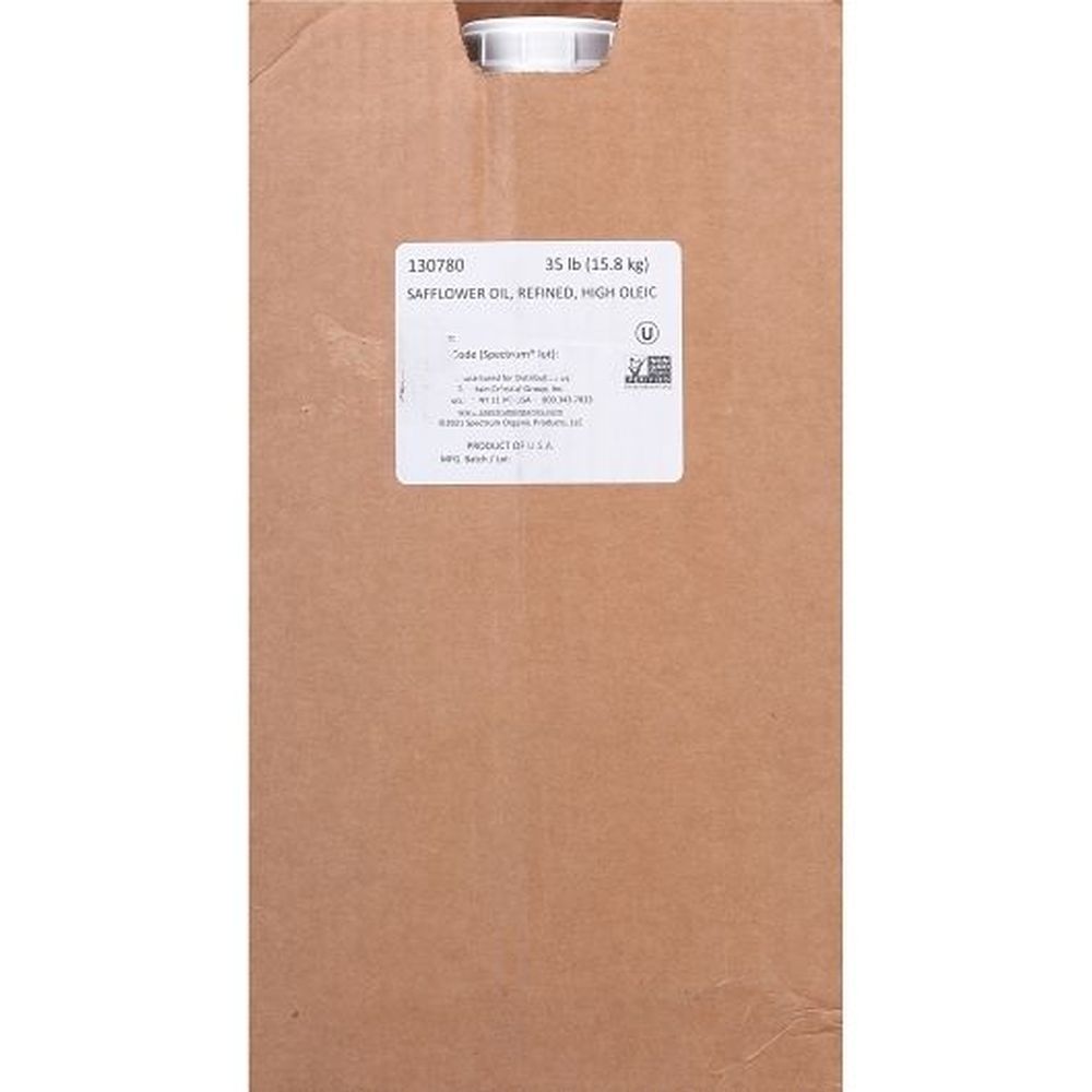 Spectrum Naturals Organic Safflower Oil, 35 Pound