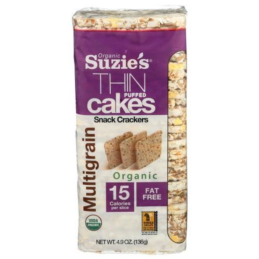 Suzies Organic Multigrain Rice Cake, 4.6 Ounce -- 12 Per Case