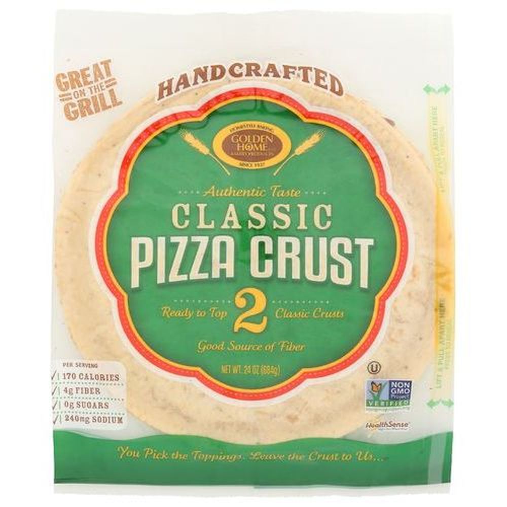 Golden Home 12 Inch Classic Pizza Crust, 24 Ounce -- 10 Per Case