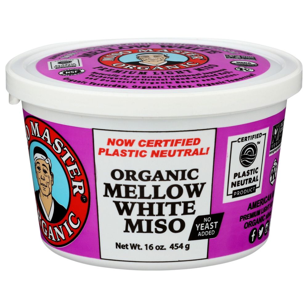 Miso Master Organic Mellow White Miso, 16 Ounce -- 6 Per Case