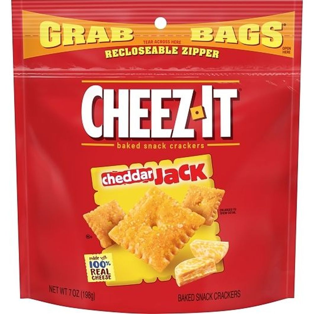 Cheez-it Cheddar Jack Baked Snack Cracker, 7 Ounce -- 6 Per Case