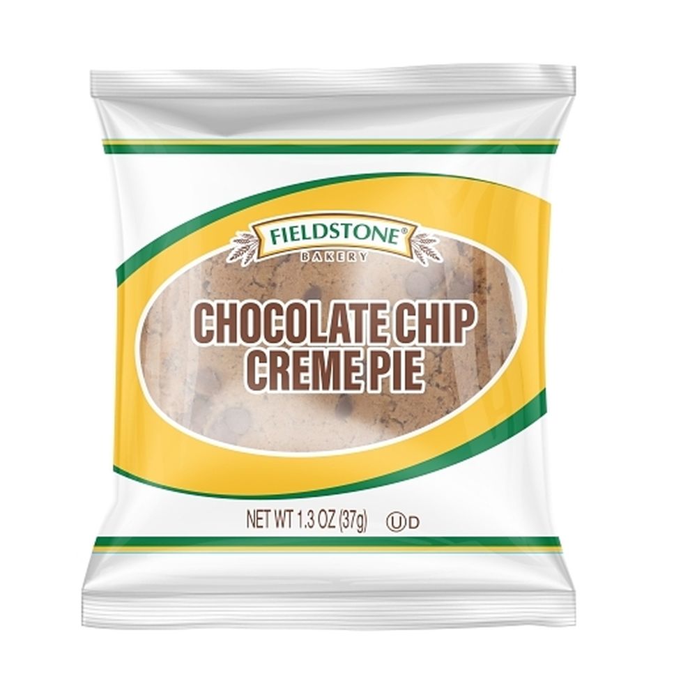 Fieldstone Chocolate Chip Creme Pie, 0.08 Pound -- 128 Per Case