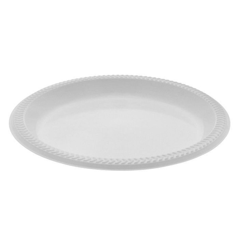 Meadoware Impact White Hips Round Plate, 8.875 Inch -- 400 Per Case
