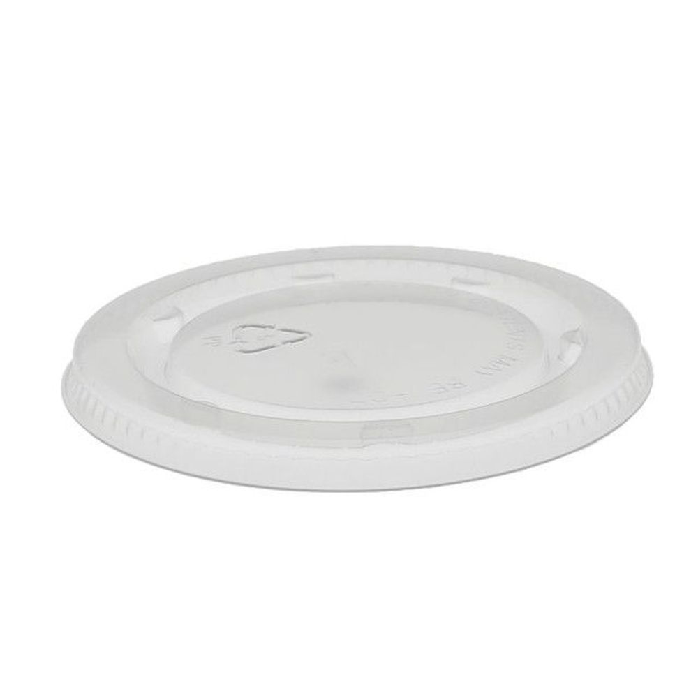 Evergreen Clear Flat Lid for 3 Ounce Portion Cup