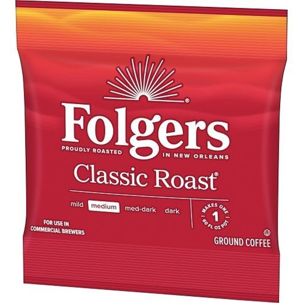 Folgers 1.05 Ounce Classic Roast Medium Ground Coffee, 36 Count