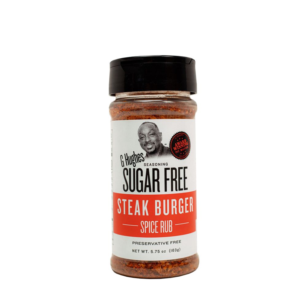 G Hughes Sugar Free Steak Burger Spice Rub, 5.75 Ounce -- 12 Per Case