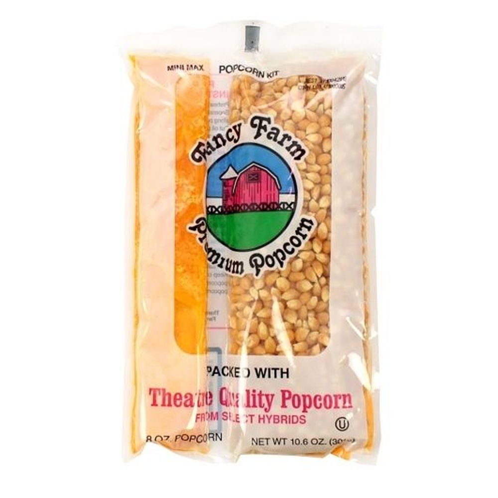 Fancy Farms Popcorn Mini-max Kit, 10.6 Ounce -- 24 Per Case
