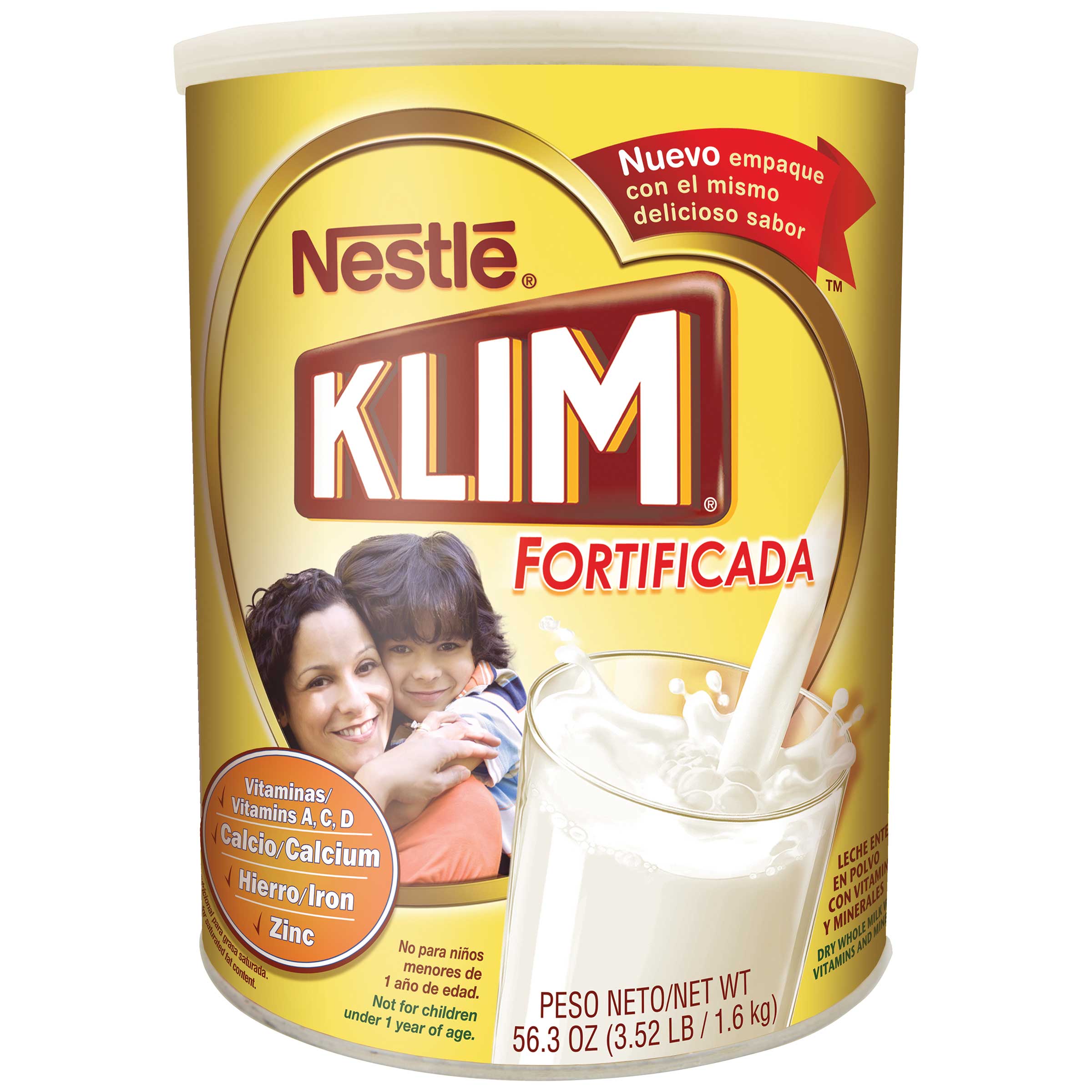 Klim Fortificada Powdered Milk, 3.5 Pound -- 6 Per Case
