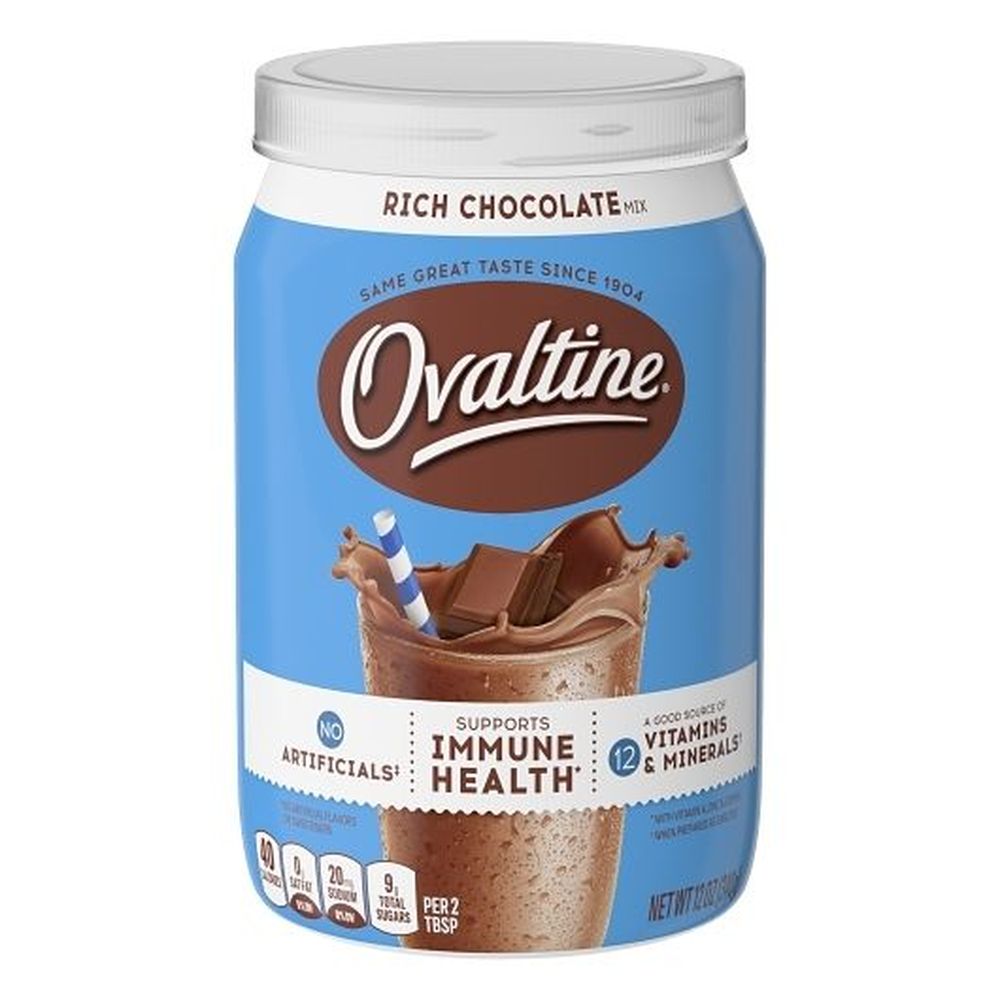 Ovaltine Rich Chocolate Drink Mix, 12 Ounce -- 6 Per Case
