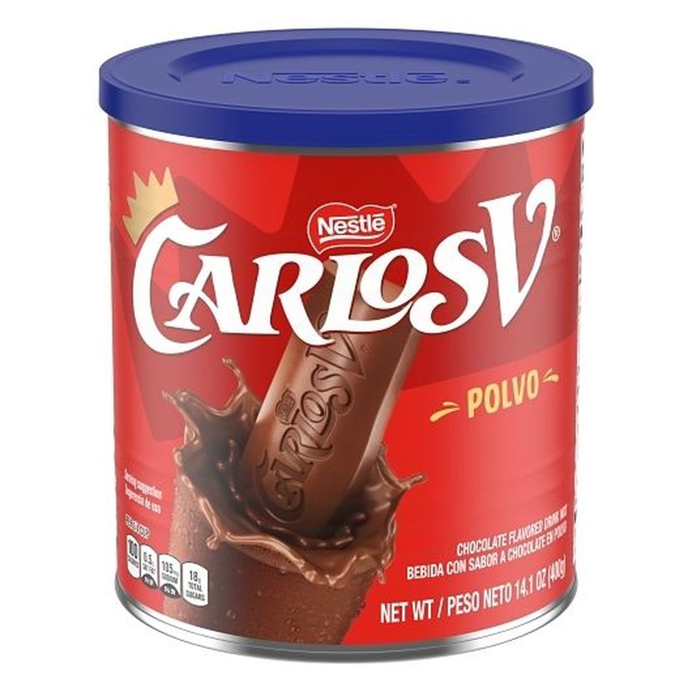 Carlos V Chocolate Flavored Drink Mix, 14.1 Ounce -- 12 Per Case