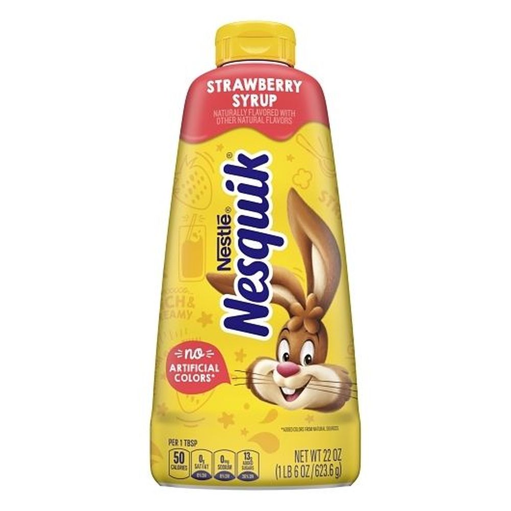 Nesquik Milk Flavoring Strawberry Syrup, 22 Ounce -- 6 Per Case