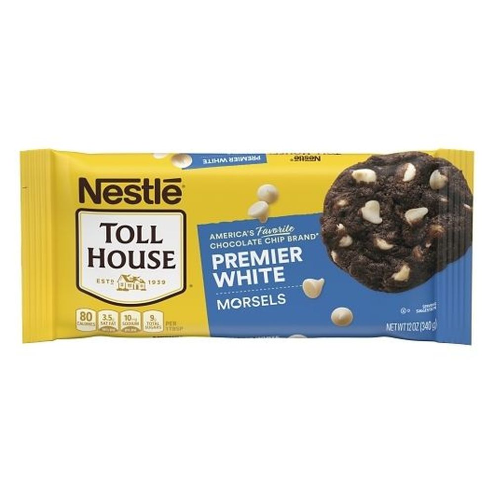 Toll House Premier White Candy Morsels, 12 Ounce -- 12 Per Case