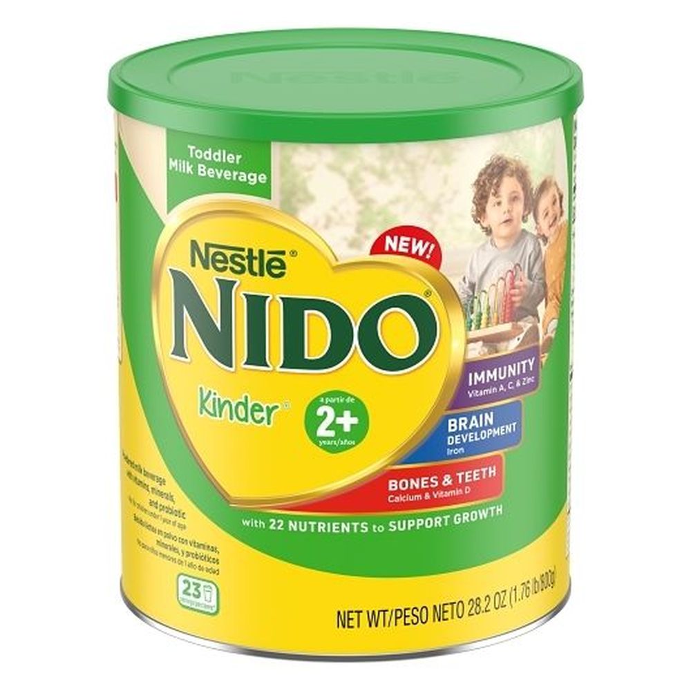 Nido Prebio 2 Plus Years Toddler Milk Powder, 1.76 Pound -- 6 Per Case