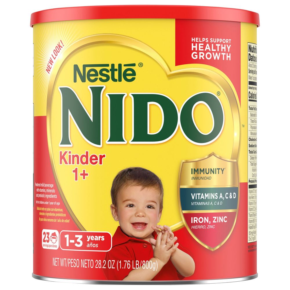 Nido Kinder 1 Plus Powdered Milk, 21.12 Ounce -- 12 Per Case