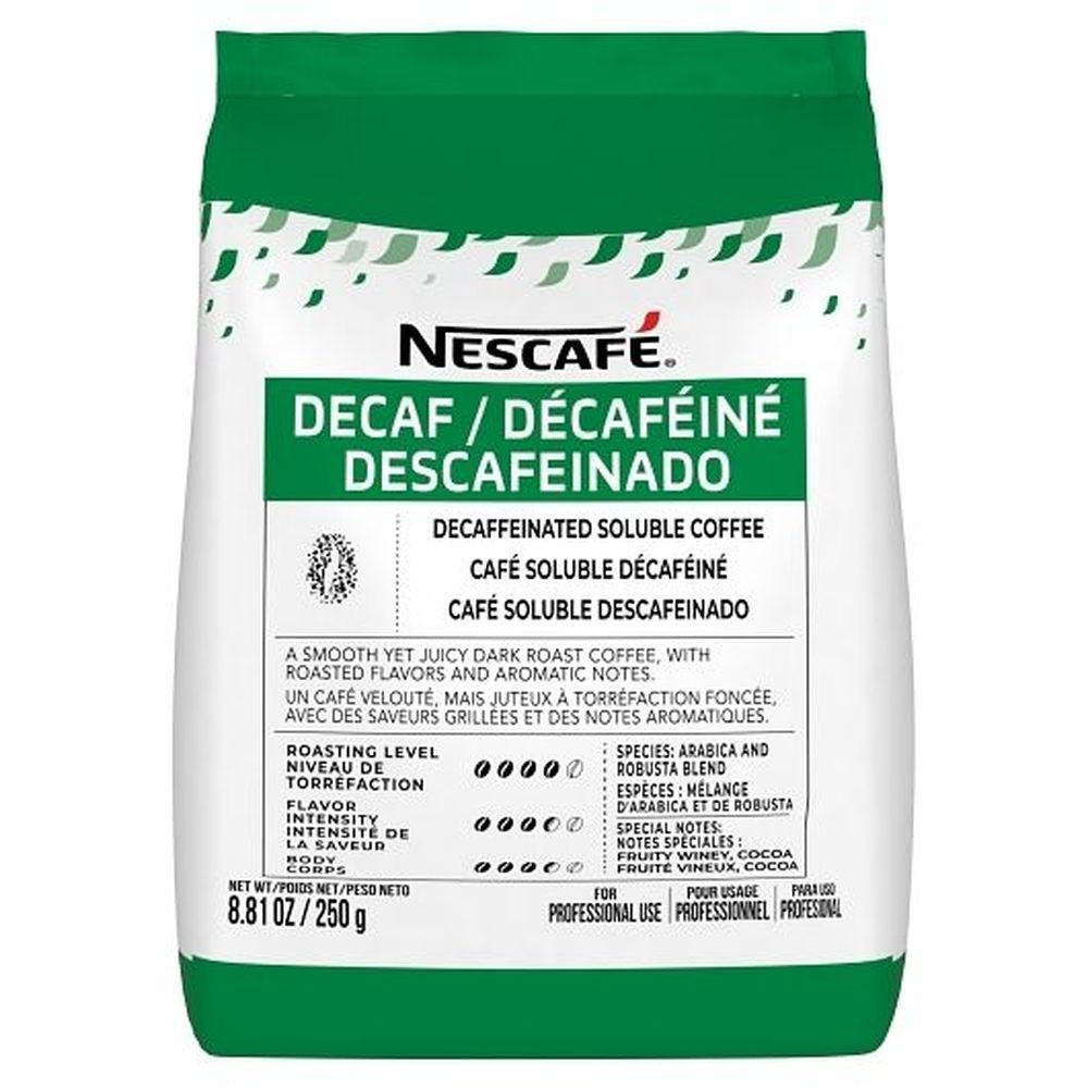 Nescafe Arabica Decaffeinated Coffee, 8.818 Ounce -- 4 Per Case