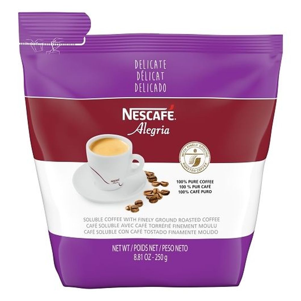 Nescafe Alegria Delicate Pure Coffee, 8.818 Ounce -- 4 Per Case