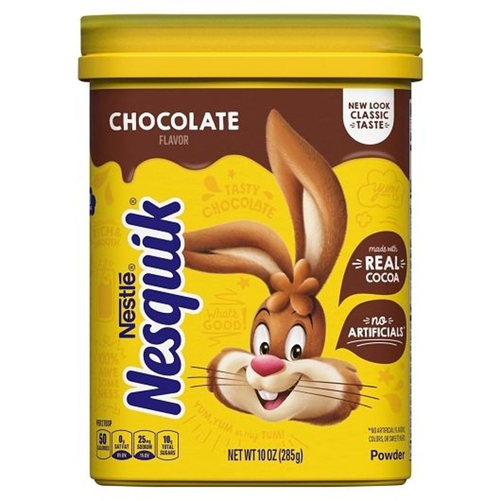 Nesquik Chocolate Powder, 10 Oz -- 12 Per Case