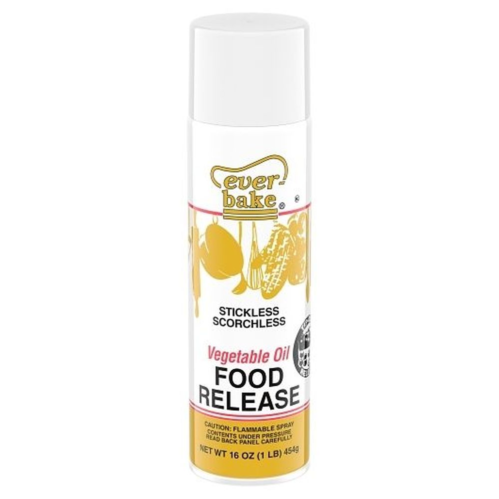 Everbake Vegetable Oil Food Release Coating Pan Spray, 1 Pound -- 6 Per Case