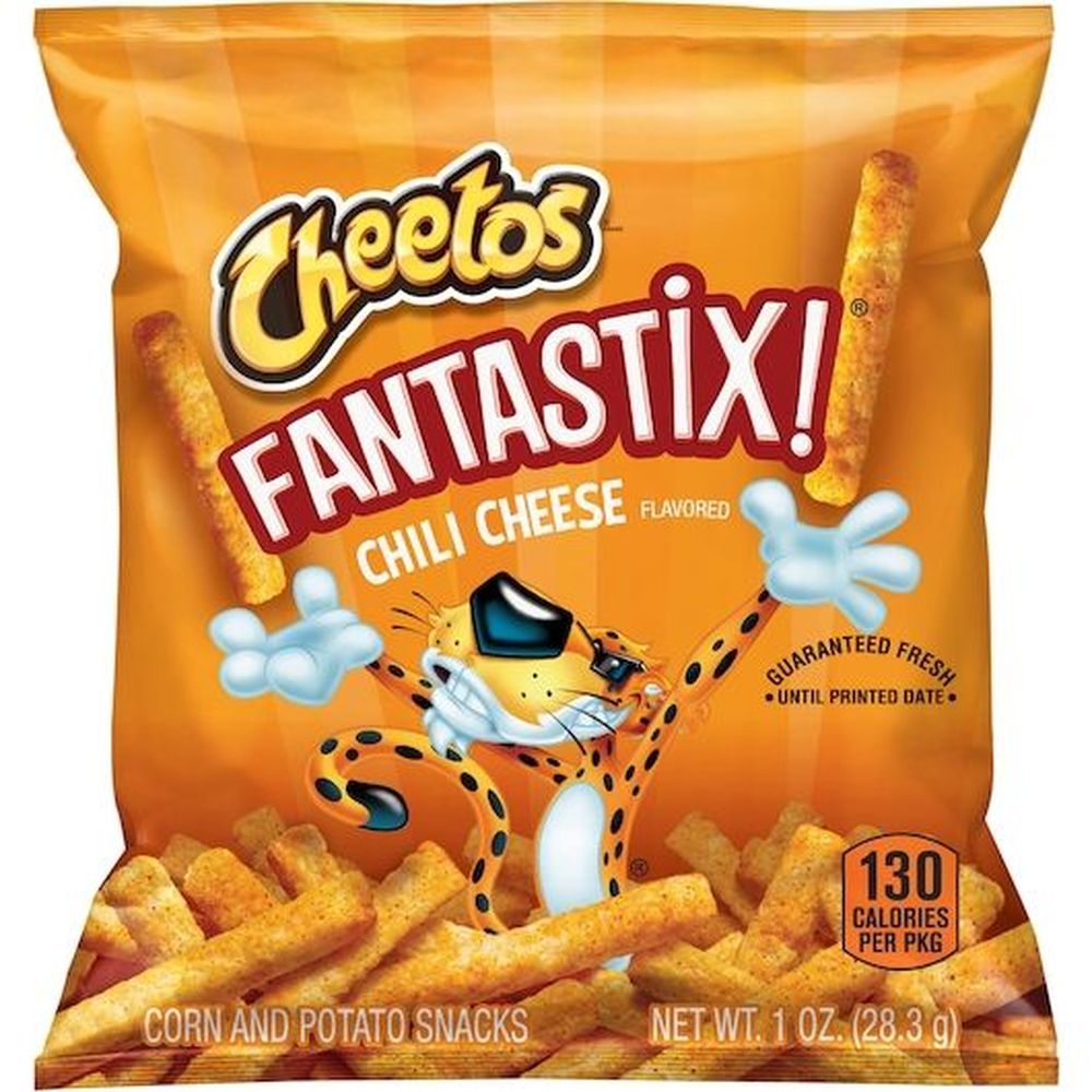 Cheetos Fantastix Chili Cheese Flavored Corn And Potato Snacks, 1 Ounce -- 104 Per Case