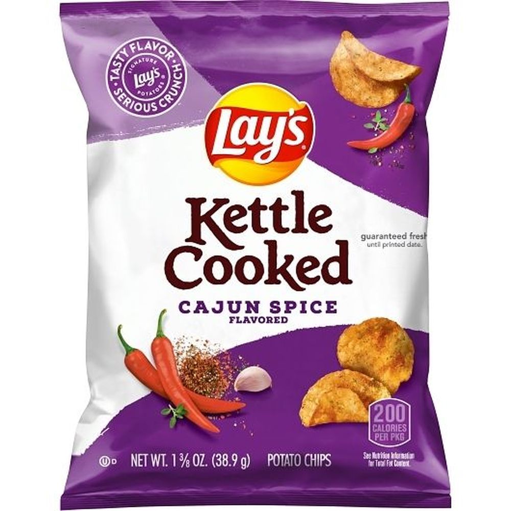 Cajun Spice Kettle Cooked Potato Chips 1.375 Ounce