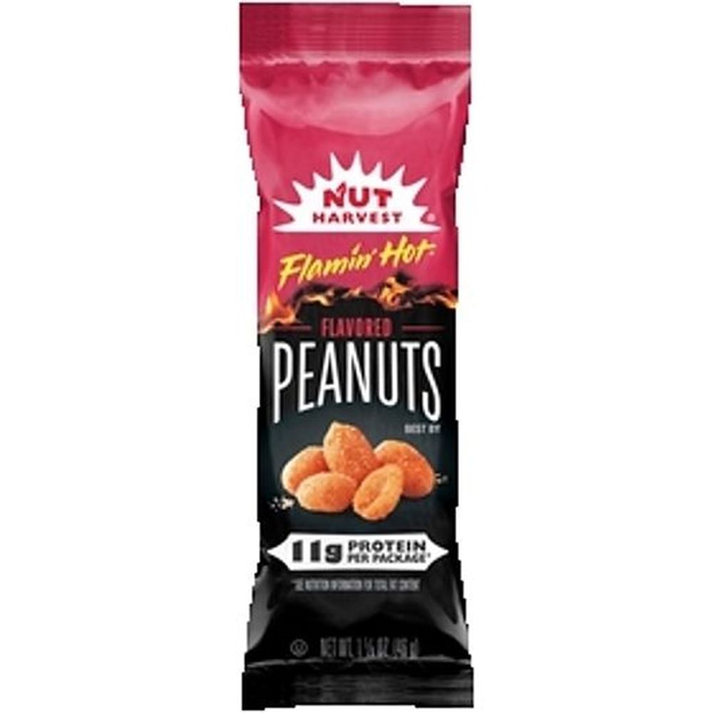 Nut Harvest Flamin Hot Peanuts, 1.63 Ounce -- 96 Per Case