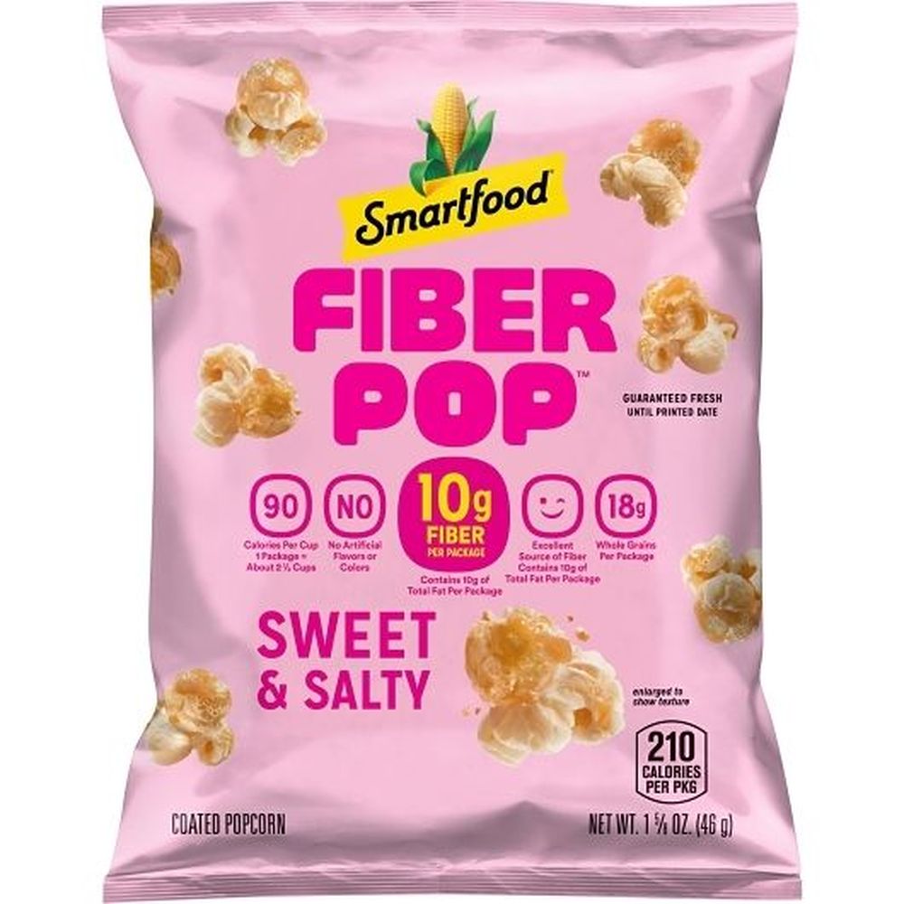 Smartfood Fiberpop Sweet And Salty Popcorn, 1.63 Ounce -- 32 Per Case