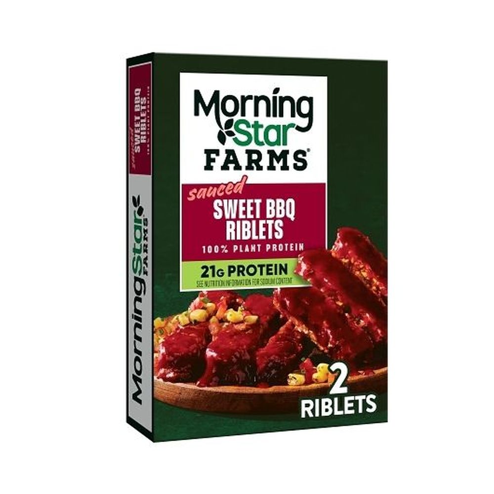 Sweet Barbecue Vegan Sauced Riblets