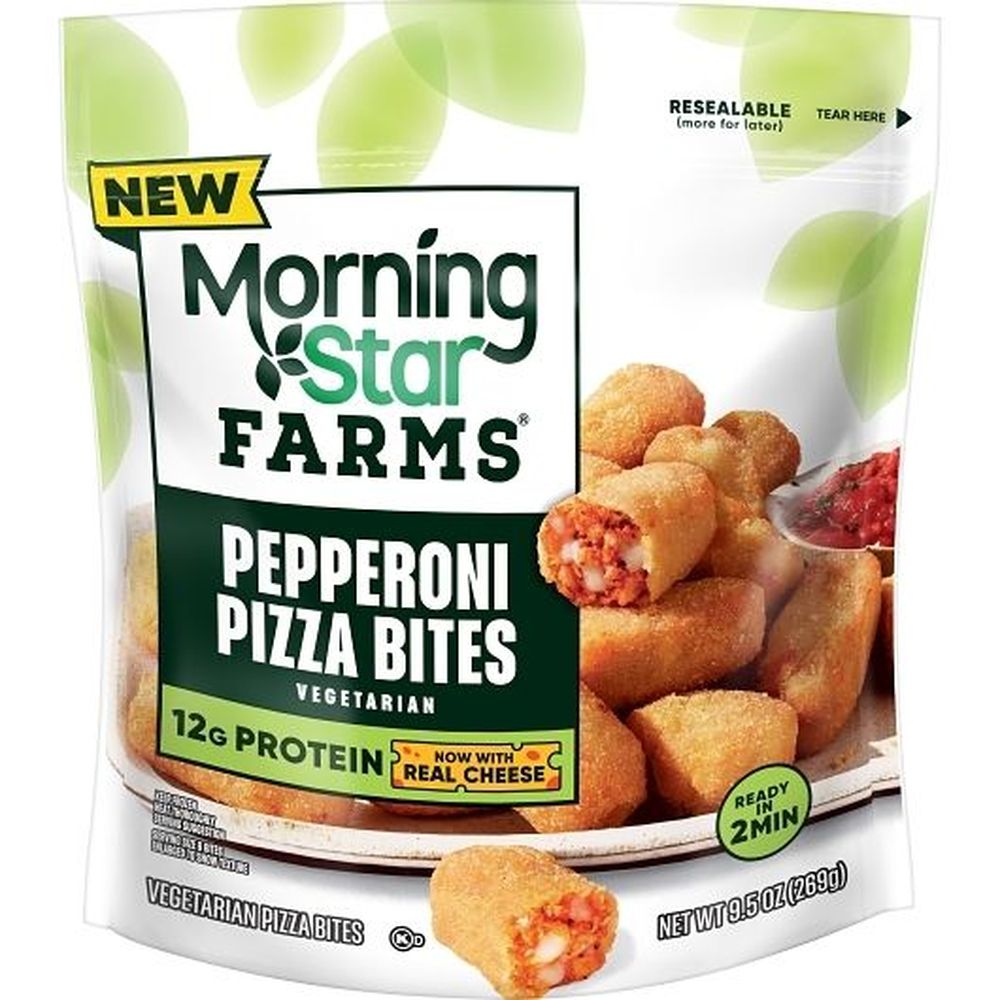 Pepperoni Vegetarian Pizza Bites