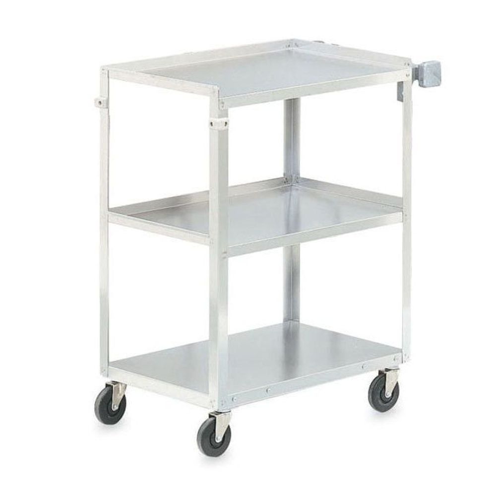 Vollrath Stainless Steel 3 Shelves Utility Cart, 300 Pound Capacity