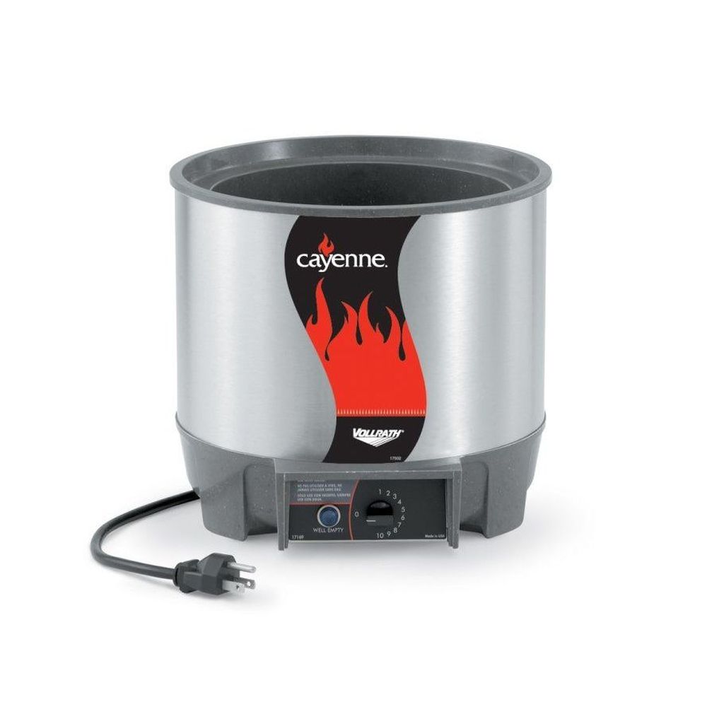 Vollrath Cayenne Heat N Serve Round Rethermalizer, 7 Quart Capacity