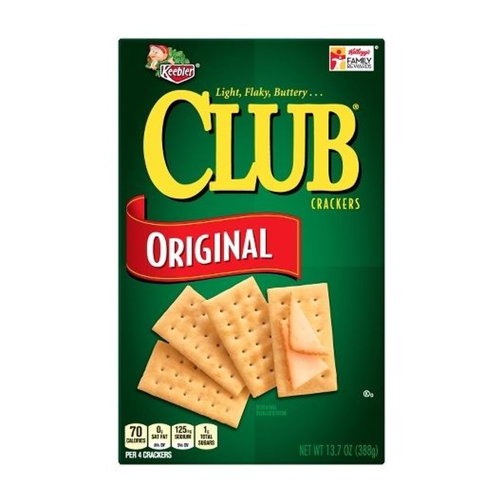 Kellogg's Club Original Cracker, 13.7 Ounce -- 12 Per Case