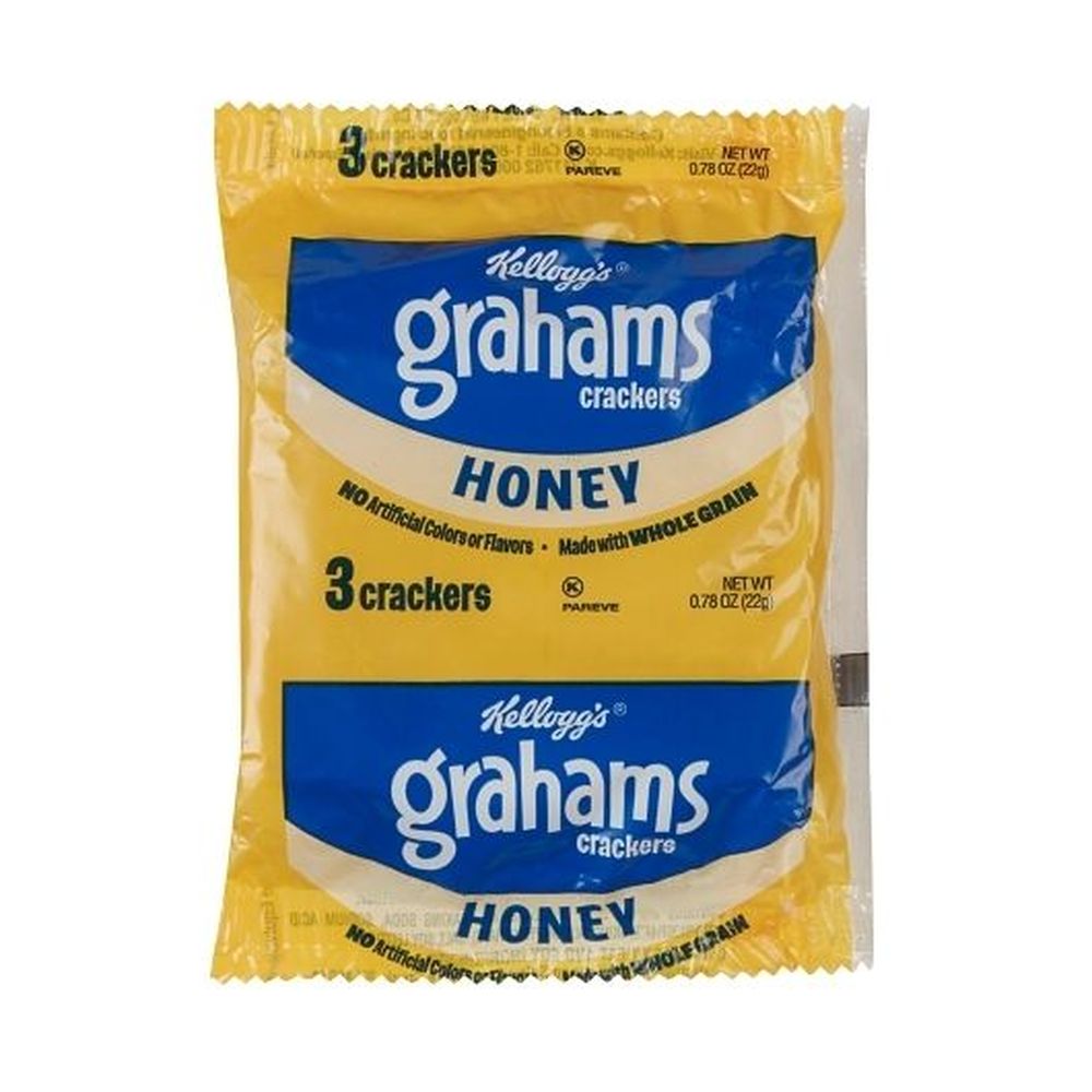 Kellogg's Honey Grahams Cracker With Calcium, 0.78 Ounce -- 150 Per Case